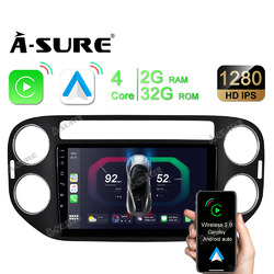 9" Für VW Tiguan 5N 1NF 2007-2014 Carplay Android 13 Autoradio GPS Navi WiFi RDS