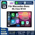 Android 13 Für Mercedes Benz W164 GL320 ML350 X164 Autoradio GPS Navi WIFI 4+64G