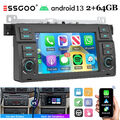 2+64G Autoradio Android 13 Carplay Für BMW 3er E46 M3 Rover 75 MGZT GPS Navi SWC