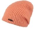 Barts Beanie Strickmütze orange ultra Fransen dick warm Damen Neuwertig