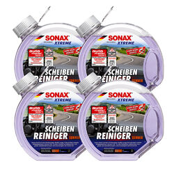 4x SONAX 02724000 XTREME ScheibenReiniger Sommer gebrauchsfertig 3 L