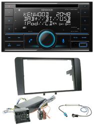 Kenwood CD 2DIN DAB USB MP3 Bluetooth Autoradio für Audi A3 8P 06-12 Bose Aktivs