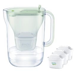 BRITA Style eco, inkl. 3 MAXTRA PRO All-in-1 Wasserfilter, Hellgrün