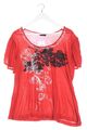 TAIFUN Print-Shirt Damen Gr. DE 44 rot-schwarz-weiß Casual-Look