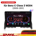 Für Mercedes C Class W204 S204 2006-2011 Android 13 Autoradio GPS NAVI Carplay