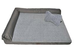 Hundebett XXL Korb Sofa Hundematte Kissen Schlafplatz für große Hunde mittelgroß✅ Top Qualität ✅7 Farben ✅ Abnehmbarer Matratzenbezug