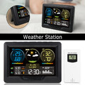 Digitale Wetterstation  Mit Farbdisplay Thermometer Innen-Außensensor Wecker