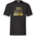 Ironman Superheld Triathlon Shirt T-Shirt Herren Geschenk Kult Fun 100% BW S-5XL