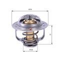 GATES TH42589G1 Kühlwasserthermostat für OPEL Corsa D Schrägheck (S07) ASTRA J