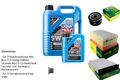 MANN Inspektionspaket 6 L LIQUI MOLY Longtime High Tech 5W-30 für Renault Megane