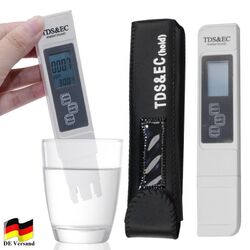 Digital LCD TDS EC Messgerät TDS EC Wasser Tester Meter Aquarium Pool Prüfer DE