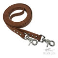 NEU! BIOTHANE Zügel REINS geschlossen englisch 19 mm - hellbraun - COLLAR&LEASH