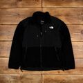 Vintage North Face Outdoorjacke L Denali Fleece schwarz