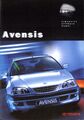 Toyota Avensis Prospekt 1998 7/98 D Katalog brochure catalogue broschyr catalog