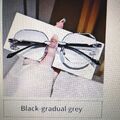 Leichte Lesebrille 2,5 Strass Neu schwarz/grau Gradual Blaulichtfilter Trendy