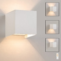 Wandlampe Cube Würfel LED Wand Leuchte Lampe Up Down für außen/innen wasserdicht