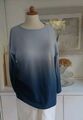 Fluffy Ears Peter Hahn Pullover 100% Cashmere Kaschmir 42 blau Farbverlauf