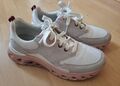 Bequeme Sneaker, Schuhe, Gabor Rollingsoft, weiß grau rosa, Gr. 38-38,5, wie neu