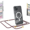 EAZY CASE für iPhone 15 Handykette MagSafe Umhängehülle Tasche Hülle mit Band