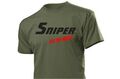 Sniper Live the Dream US Marines Navy Army Fun T-Shirt Gunner Shooter Gr S-XXL