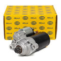 HELLA Anlasser Starter 12V 1.1kW für VW POLO GOLF 4 AUDI A2 SEAT IBIZA 3 1.2-1.6