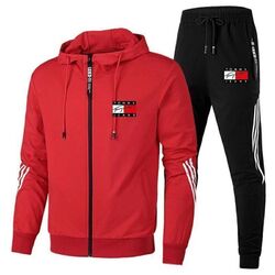 HerrenTrainingsanzug Set Hoodie Jacke Kapuzen Sweatshirt Jogginghose Sportanzug