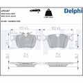 DELPHI Bremsbelagsatz Scheibenbremse LP3167 für VOLVO JAGUAR ROVER XC90 2 256 3