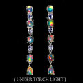 925 Sterling Silber Ohrringe Birne Feuer Opal 6x4mm Tansanit Edelstein Schmuck