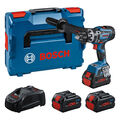 Bosch Professional GSR 18V-150C 3x 8,0 Ah Akku-Bohrschrauber + L-BOXX 0615A5002T