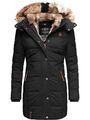 Marikoo Damen Winter Jacke Kurz Mantel Stepp Parka Kapuze Herbst Lieblings Jacke