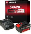 Einhell PXC-Starter-Kit 18 V 4,0 Ah  Akku Ladegerät und Ladegerät Power X-Change