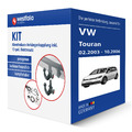 Westfalia KIT für VW Touran Typ 1T1/1T2/1T3 Anhängerkupplung inkl. eSatz AHK