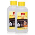 2x Melitta 202034 Perfect Clean Espresso Machines Milchsystem Reiniger 250ml