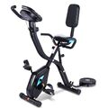 3 in1 Heimtrainer Klappbar Fahrrad Fitnessbike mit LCD-Display und APP bis 150kg