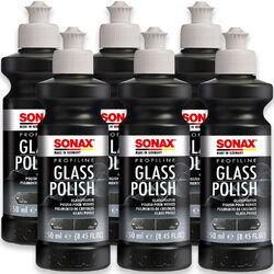 6x SONAX PROFILINE Glass Polish Glaspolitur Scheibenpolitur Spezialpolitur 250ml