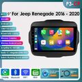 CarPlay Android 13 Autoradio 9" Für Jeep Renegade 2016-2020 GPS NAVI WiFi 2+64GB