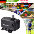 Teichpumpe 1500-3000l/h Aquarium Tauchpumpe Bachlaufpumpe Filterpumpe Super ECO