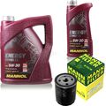 MANN-FILTER Ölfilter 6L MANNOL 5W-30 Energy Combi LL für Opel Kadett E CC 1.6 D