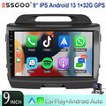 9" 1+32G KAM Für Kia Sportage 2010-2016 Android 13 Carplay Autoradio GPS WIFI BT