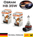 2x Osram H8 35W 12V 64212 Original Scheinwerfer Ersatz Halogen Lampe E-geprüft