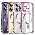 MagSafe Hülle für iPhone 15 14 13 12 11 Pro Max Handy Schutz Plating Bumper Case
