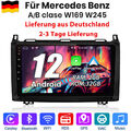 2+32G 9"Android 12 Autoradio Carplay Für Benz A/B Klasse W169 W245 W639 GPS NAVI