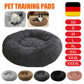 Hundebett S-XL Plüsch Katzenbett Hundekissen Hundekorb Schlafplatz Rund Donut