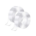 10M Doppelseitiges Klebeband Extra Stark, 2x5m Rollen Nano Tape Spurloses, Trans