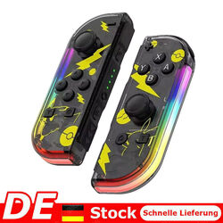 Joy Con Controller 2er Set mit LED, Wireless Gamepad für Nintendo Switch/OLED