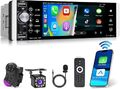 5" 1DIN Autoradio Apple Carplay Android Auto USB AUX IN FM BT SD TF MP5 + Kamera