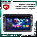 8-Kern Android 13 CD Autoradio GPS Navi Für VW Golf 5/6 Passat Tiguan Seat Skoda