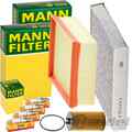 MANN FILTER INSPEKTIONSPAKET passend für OPEL MOKKA X 1.4 AB BJ 09.14 140 PS