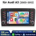 Für AUDI A3 8P 2003-2012 Android 13 Autoradio GPS Navi WIFI 1+32G USB SWC DSP BT