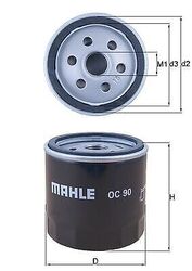 MAHLE Ölfilter OC 90 für OPEL SAAB DAEWOO CHEVROLET LADA IRMSCHER ROVER